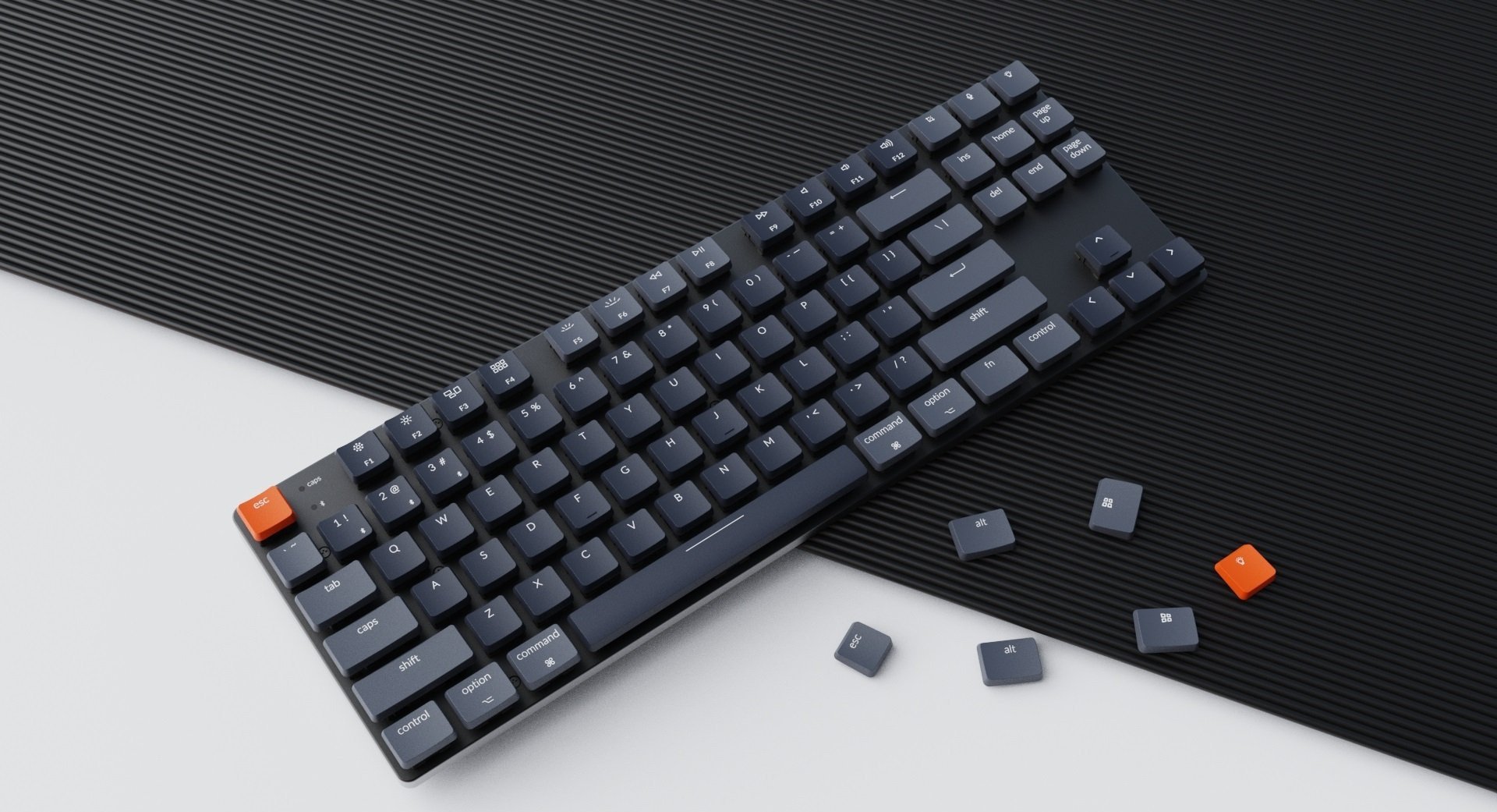 Клавіатура Keychron K1SE Optical Brown White Led Hot Swap WL UA Black K1SED3 KEYCHRON купити