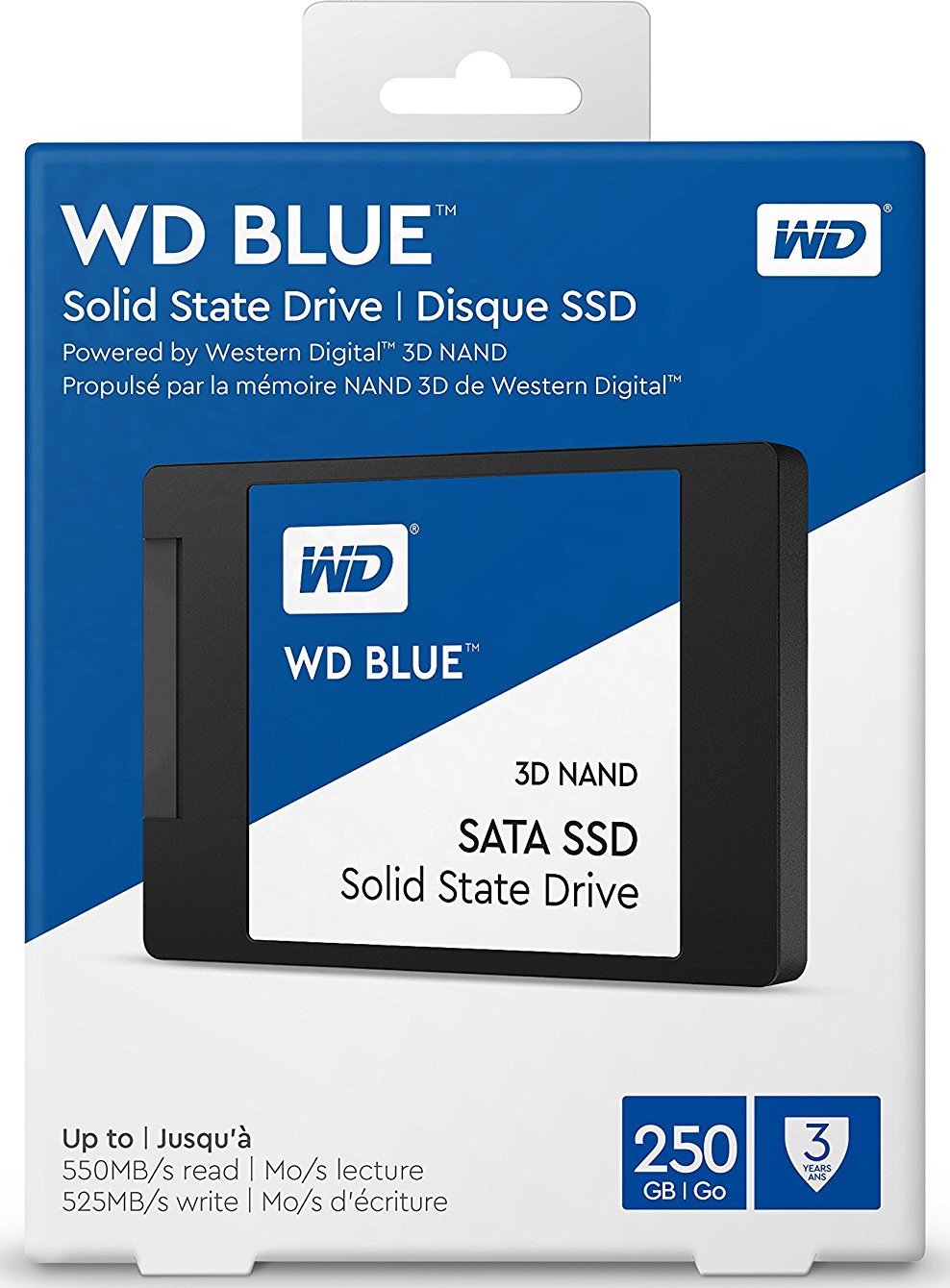 SSD-накопитель 2.5" SATA 250GB WD Blue (WDS250G2B0A) купить | ELMIR ...