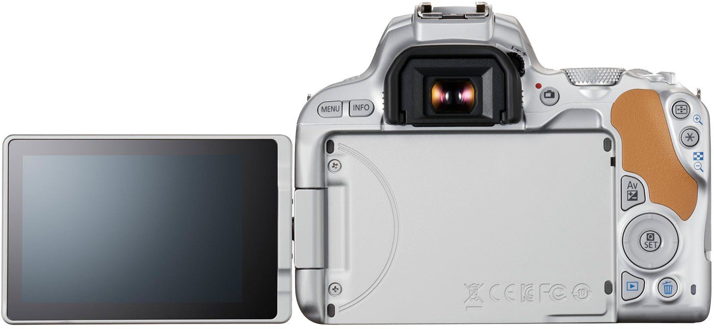 Цифровая фотокамера Canon EOS 200D Kit 18-55 IS STM Silver (2256C006 ...