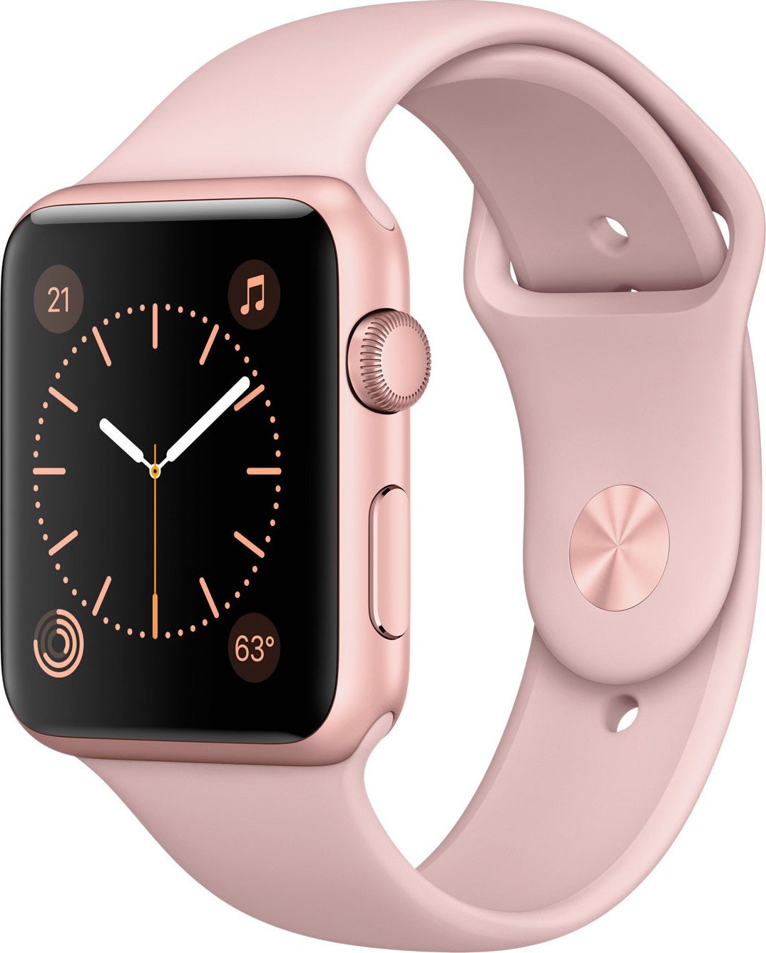 Смарт-часы Apple Watch 42mm Rose Gold Aluminum/Pink Sand (MQ112) купить ...