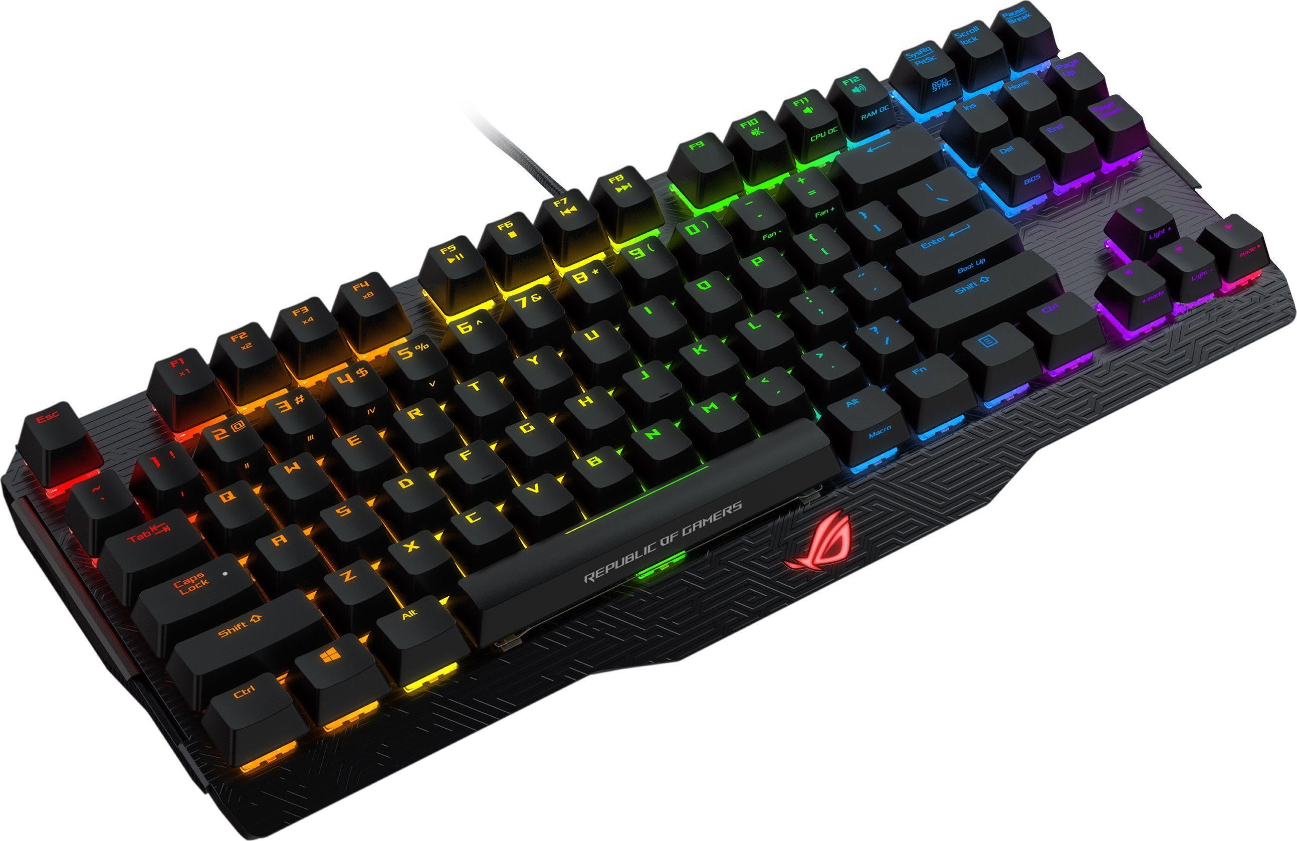 Клавиатура Asus ROG Claymore MX Cherry Brown USB (90MP00E1-B0UA00 ...