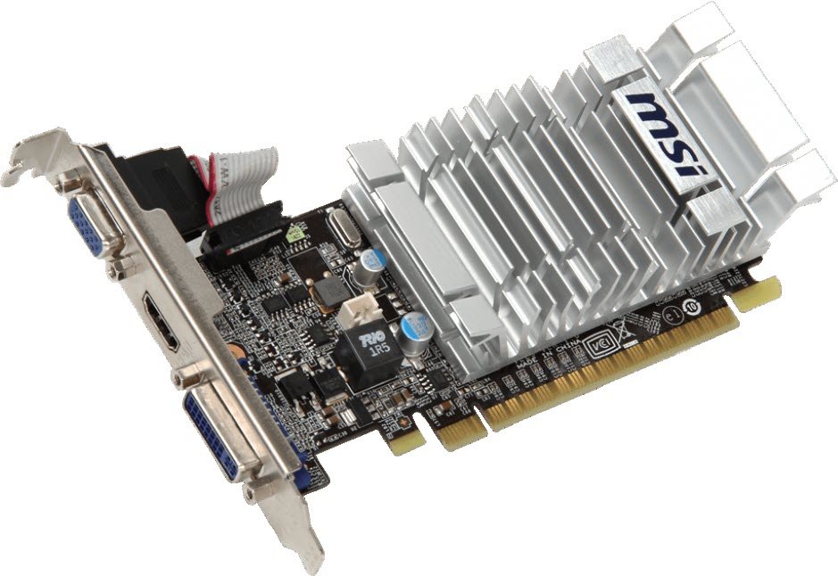 Видеокарта PCI-E GeForce 8400GS 1GB DDR3 MSI (N8400GS-MD1GD3H/LP ...
