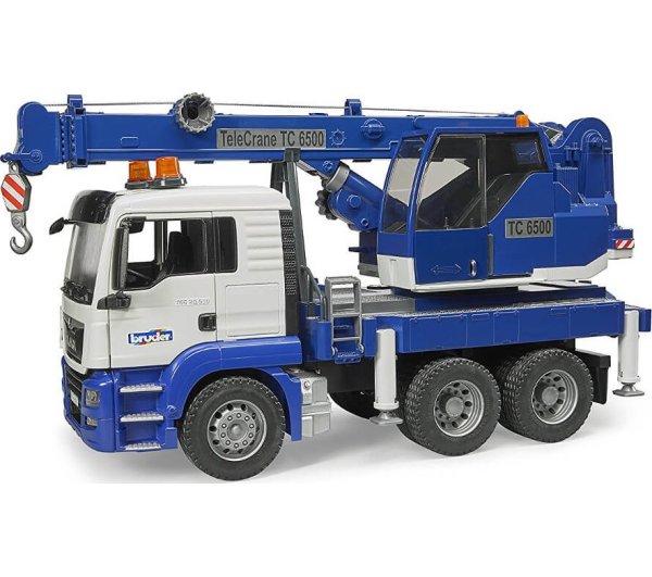 Автокран Bruder MAN TGS 1:16 White/Blue (03770) купить | ELMIR