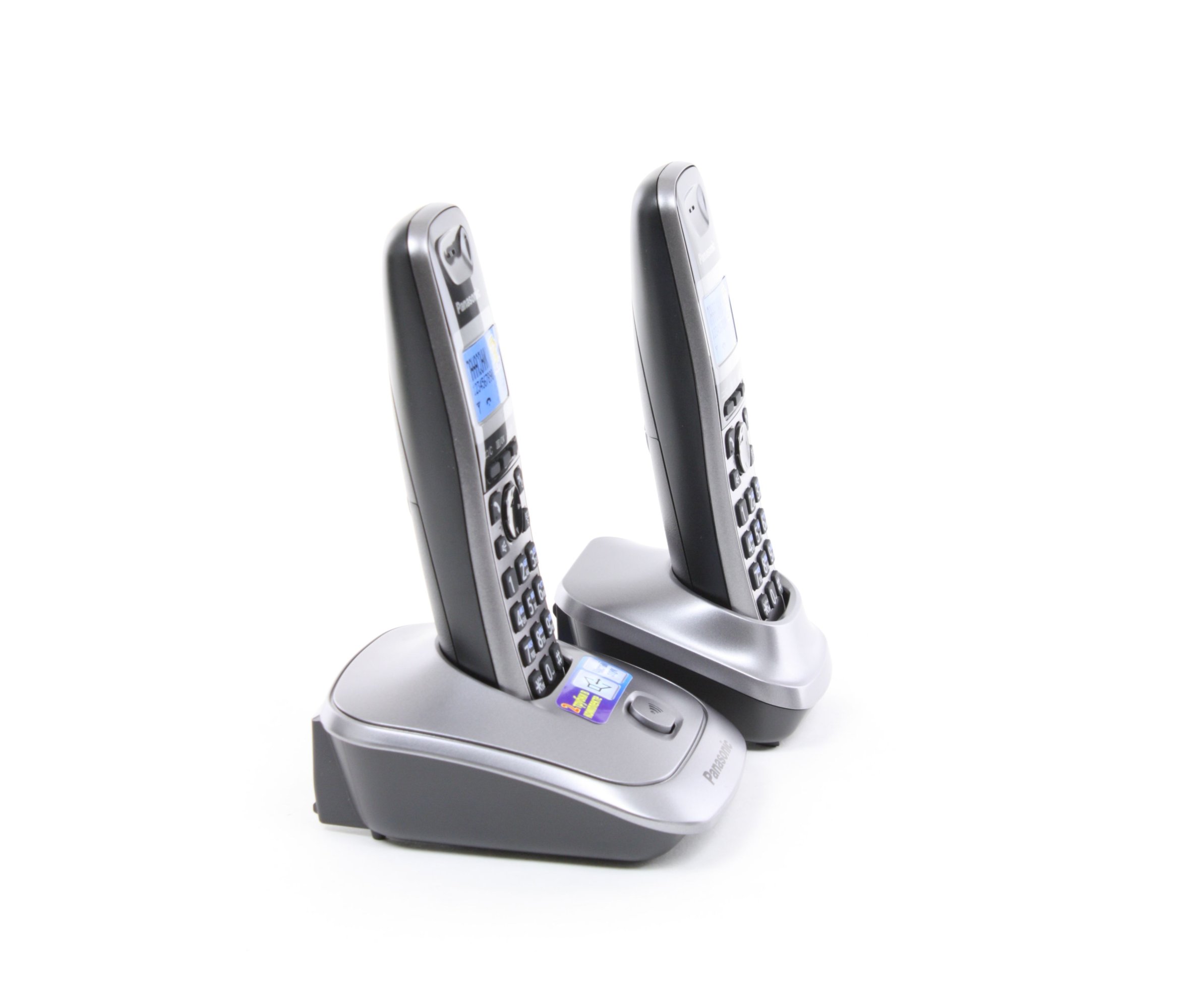 Радиотелефон DECT Panasonic KX-TG2512UAM Metallic купить | ELMIR - цена ...