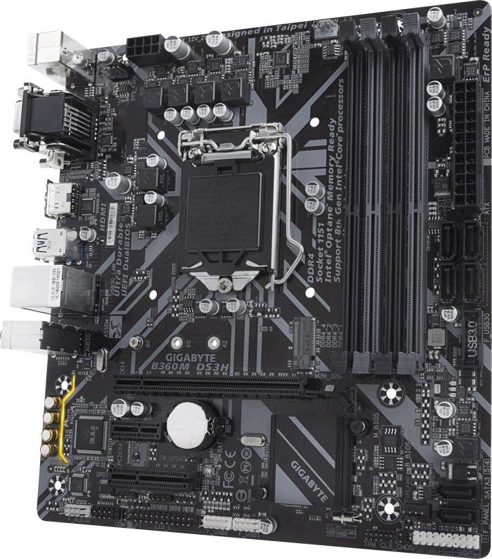 Материнская плата GigaByte B360M DS3H s-1151 B360 купить | Elmir - цена ...