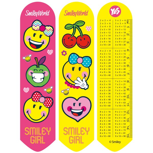 Закладки YES 2D Smiley World pink (706269) купить | ELMIR - цена