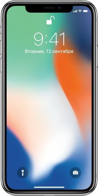 Мобильный телефон Apple iPhone X 64GB A1902 Silver купить | ELMIR