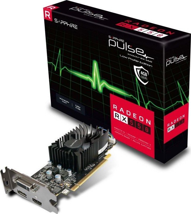 Видеокарта Sapphire PCI-E Radeon RX 550 4GB DDR5 Pulse (11268-09-20G ...