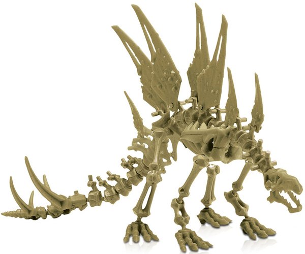 Конструктор Wild Planet Skeleflex Dino Skull Динозавр Стегозаурус