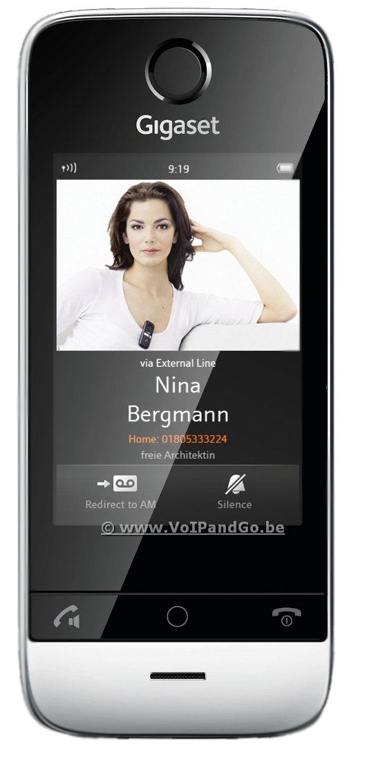 Дополнительная трубка DECT Gigaset SL910H Black купить | ELMIR - цена ...