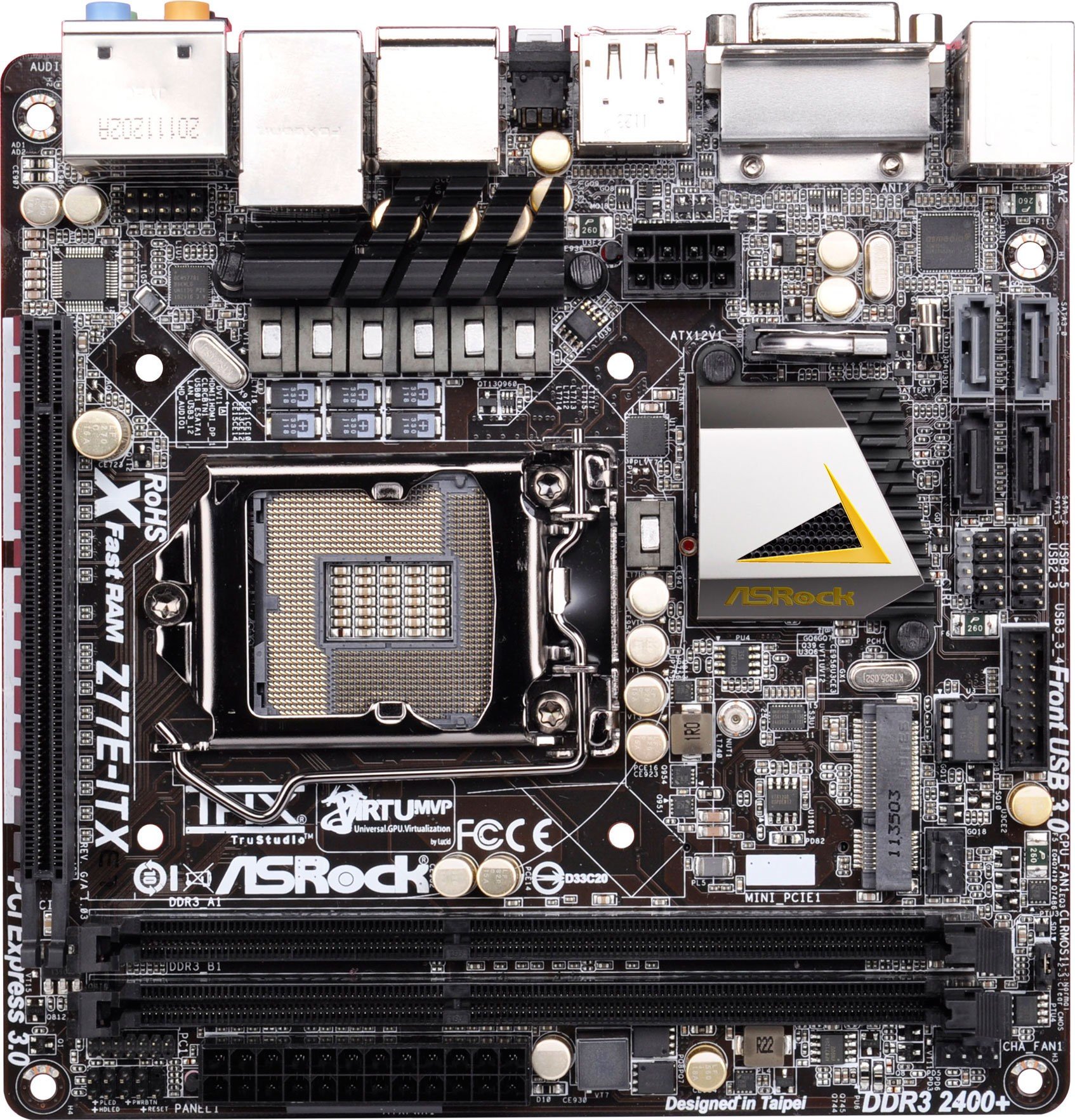  S 1155 Z77 ASRock Z77E ITX Mini ITX Elmir 