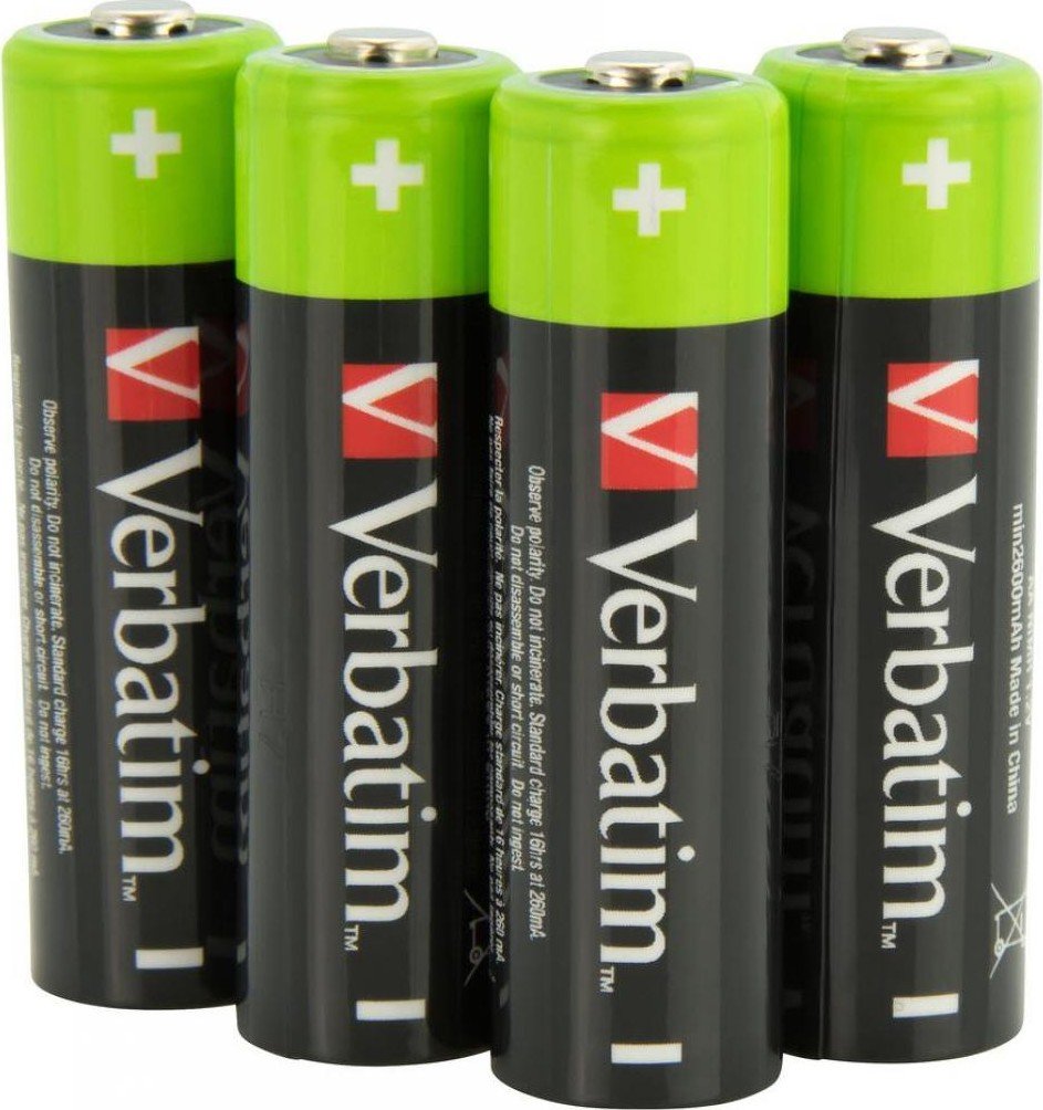 Аккумуляторы Verbatim Premium AA/R6 2600mAh 4 шт. (49941 New) купить ...