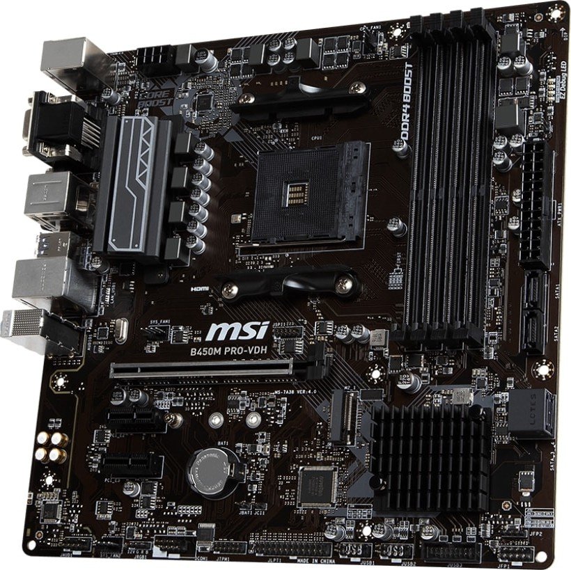 Материнская плата MSI B450M Pro-VDH s-AM4 B450 купить | Elmir - цена ...