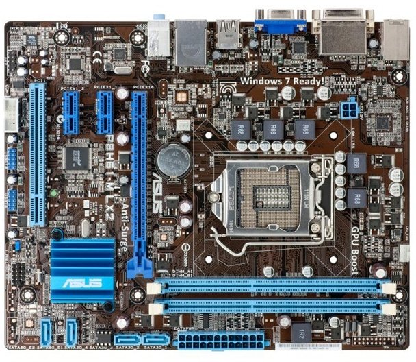 Материнская плата Asus P8H61-M LX2 R2.0/SI s-1155 H61 купить | Elmir ...