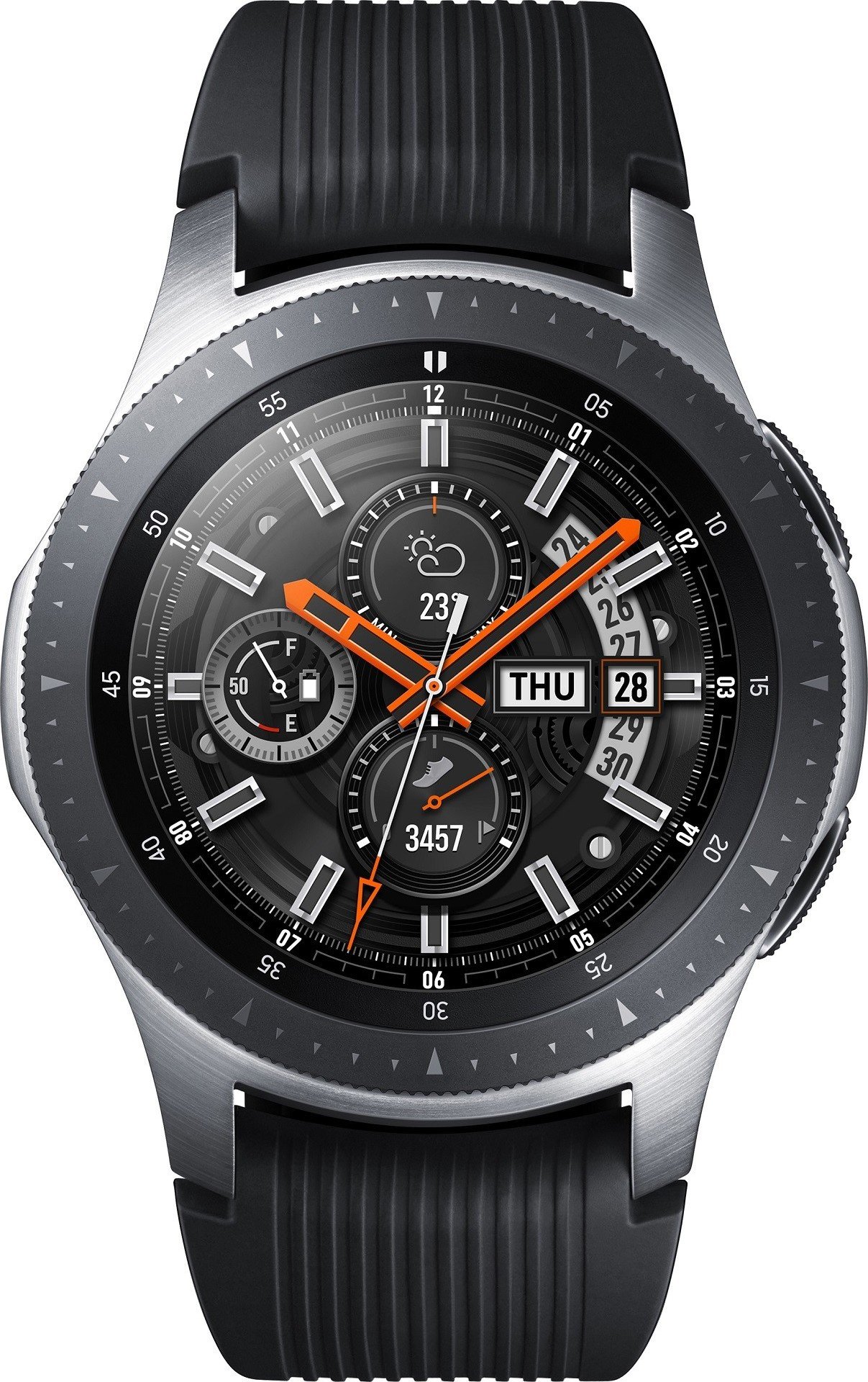 Смартчасы Samsung SMR800 Galaxy Watch 46mm Silver (SMR800NZSASEK