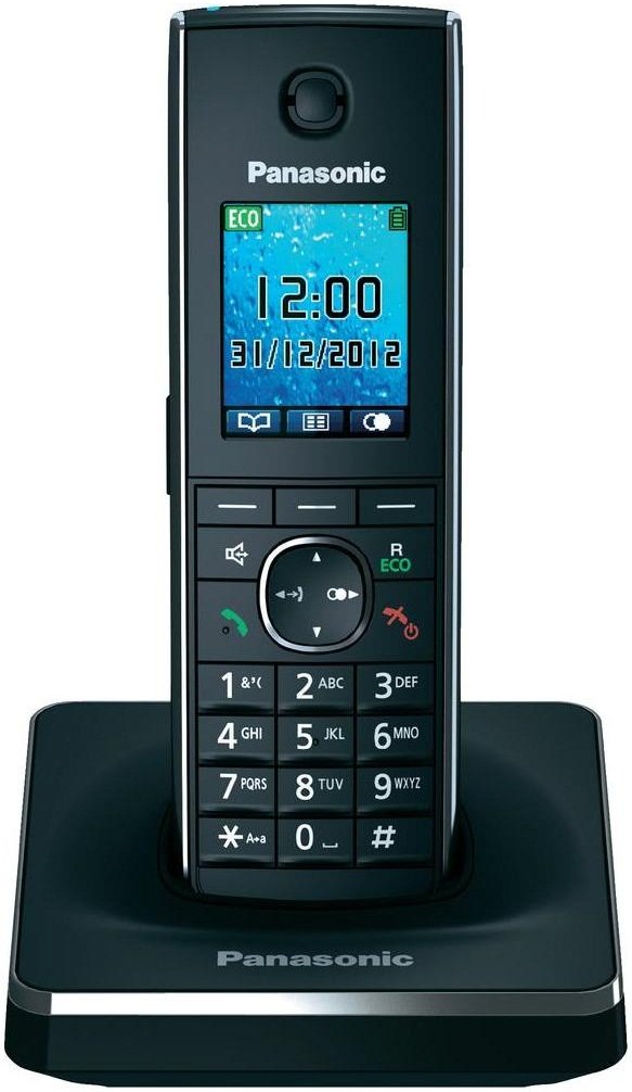 Радиотелефон DECT Panasonic KX-TG8551UAB Black купить | ELMIR - цена ...