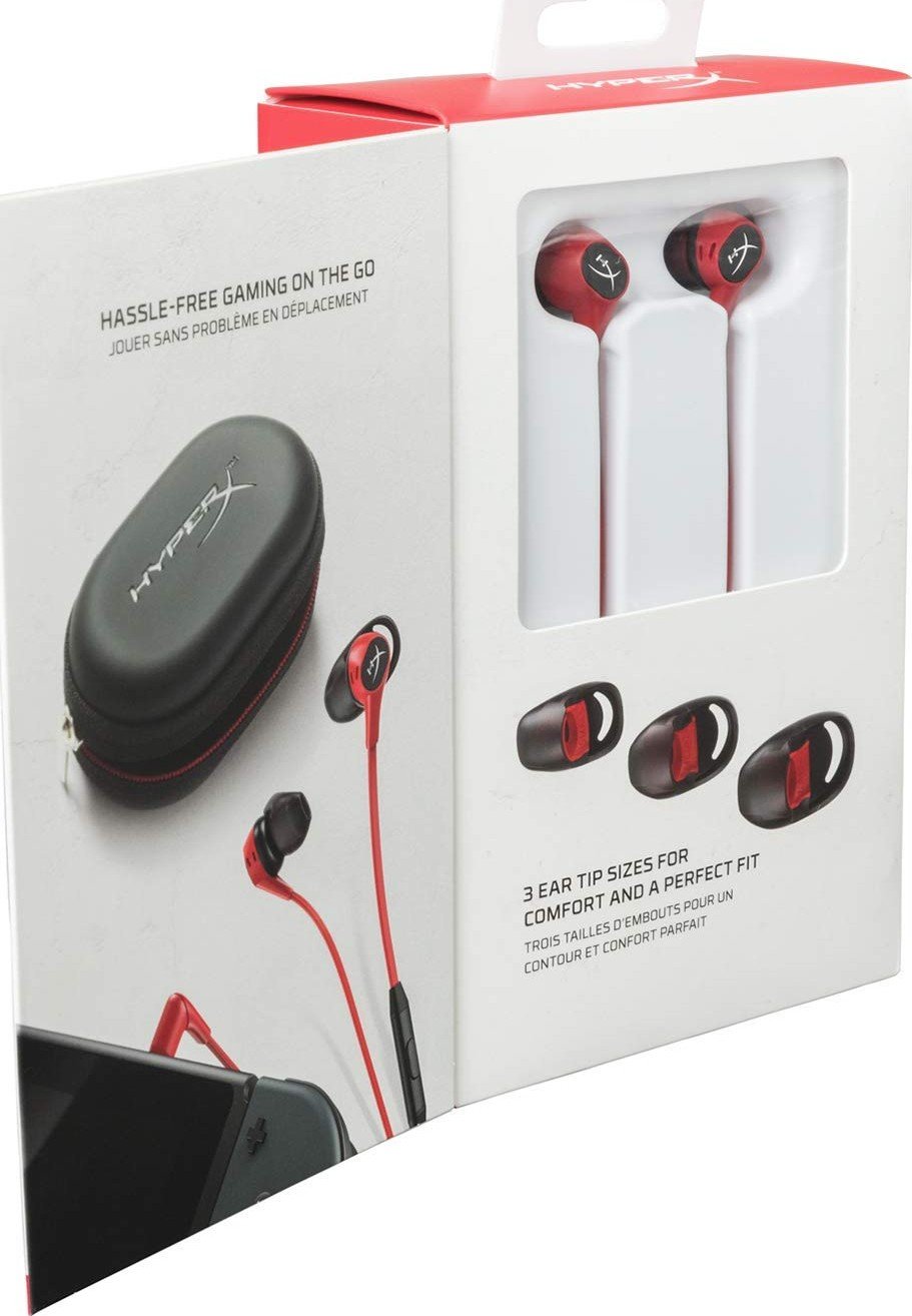 Наушники HyperX Cloud Earbuds (HX-HSCEB-RD) купить | ELMIR - цена ...