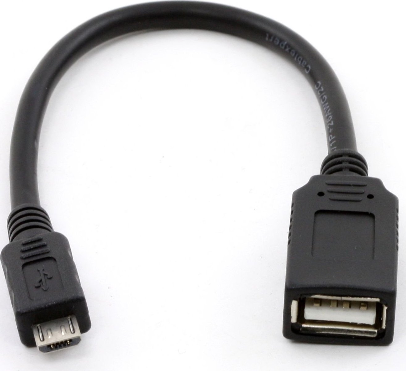 Кабель OTG USB2.0 AF/micro-USB Cablexpert 0.15 м (A-OTG-AFBM-001 ...