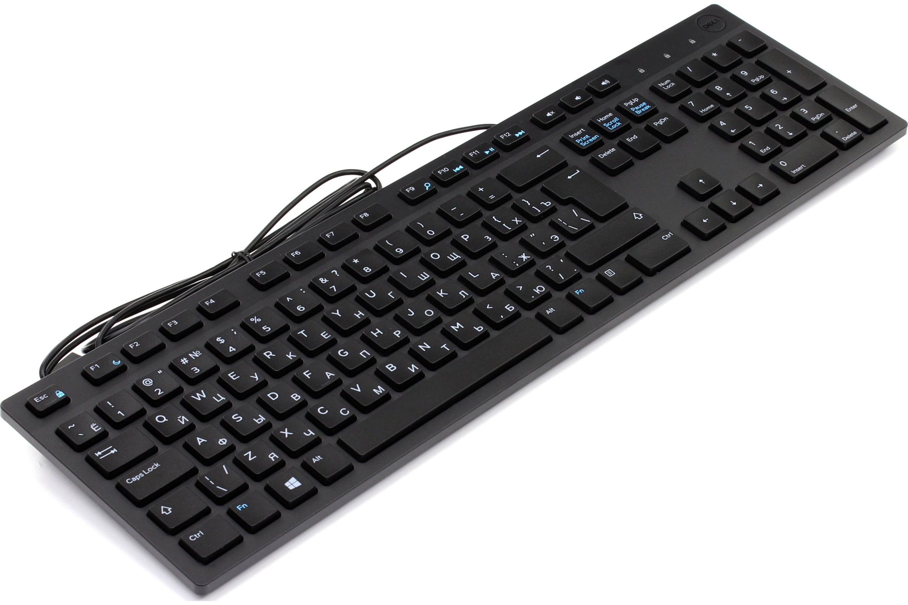 Клавиатура Dell KB216 Multimedia Keyboard RU Black (580-ADGR) купить ...