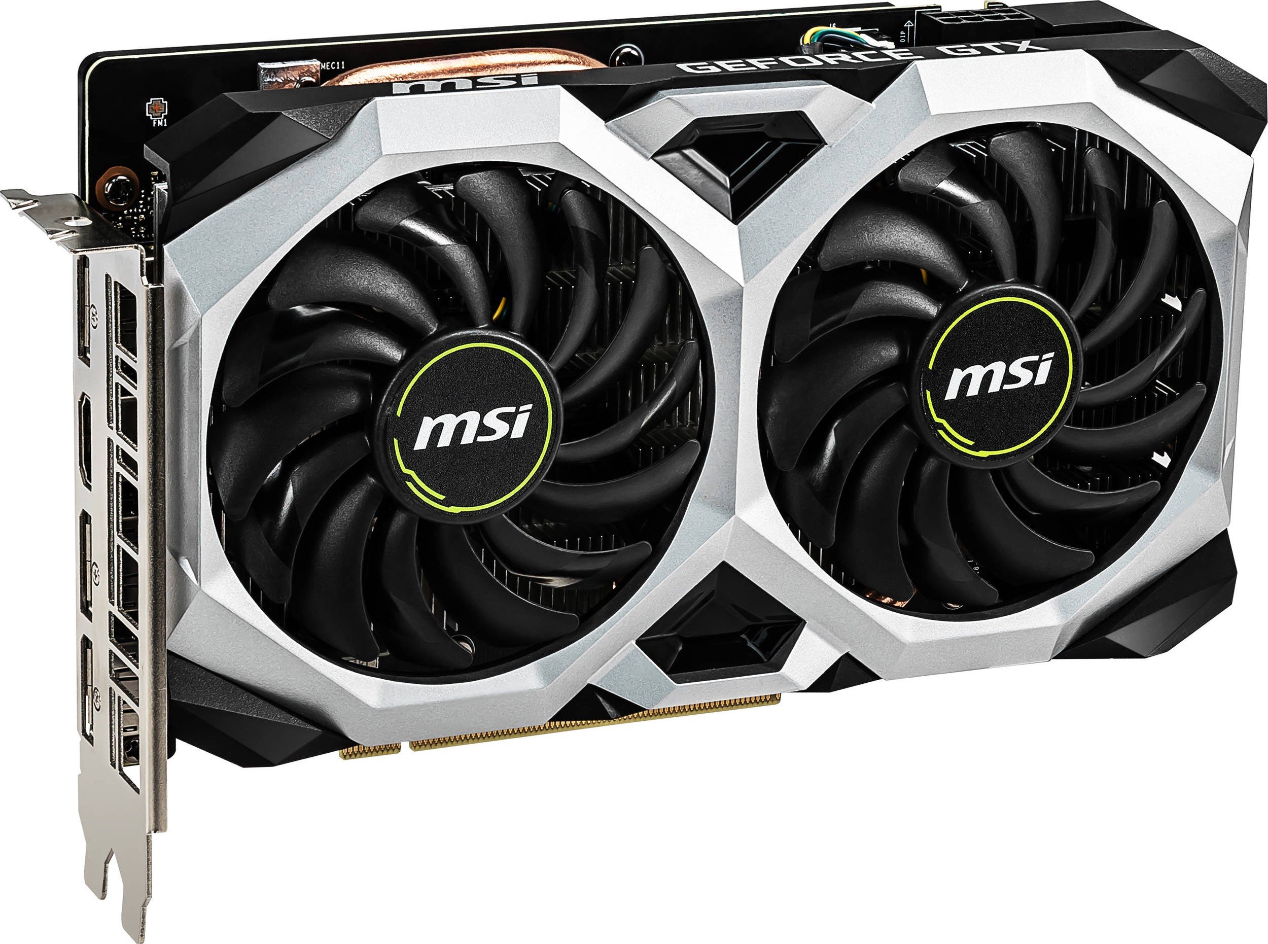 Видеокарта MSI PCI-E GeForce GTX1660 Ti 6GB DDR6 (GTX 1660 TI VENTUS XS ...