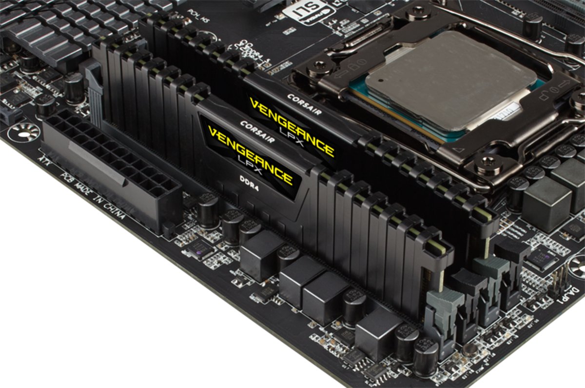 Модуль памяти Corsair DDR4 32GB 2x16GB 3200MHz Vengeance LPX Black