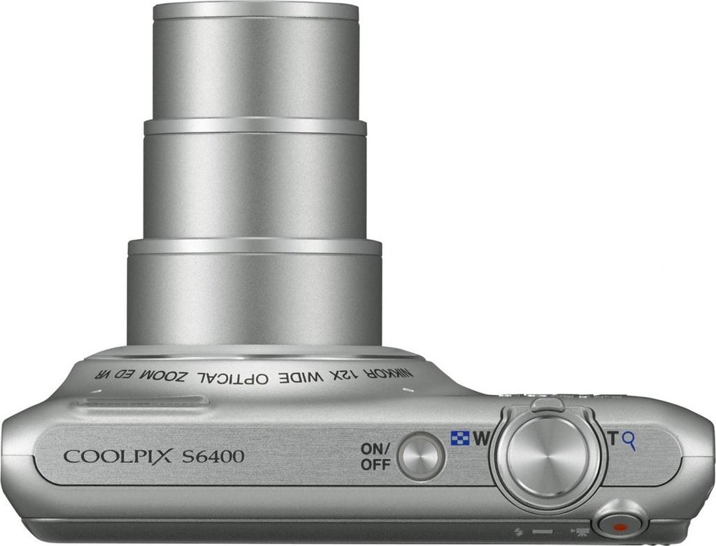 Цифровая фотокамера Nikon Coolpix S6400 Silver купить | ELMIR - цена ...