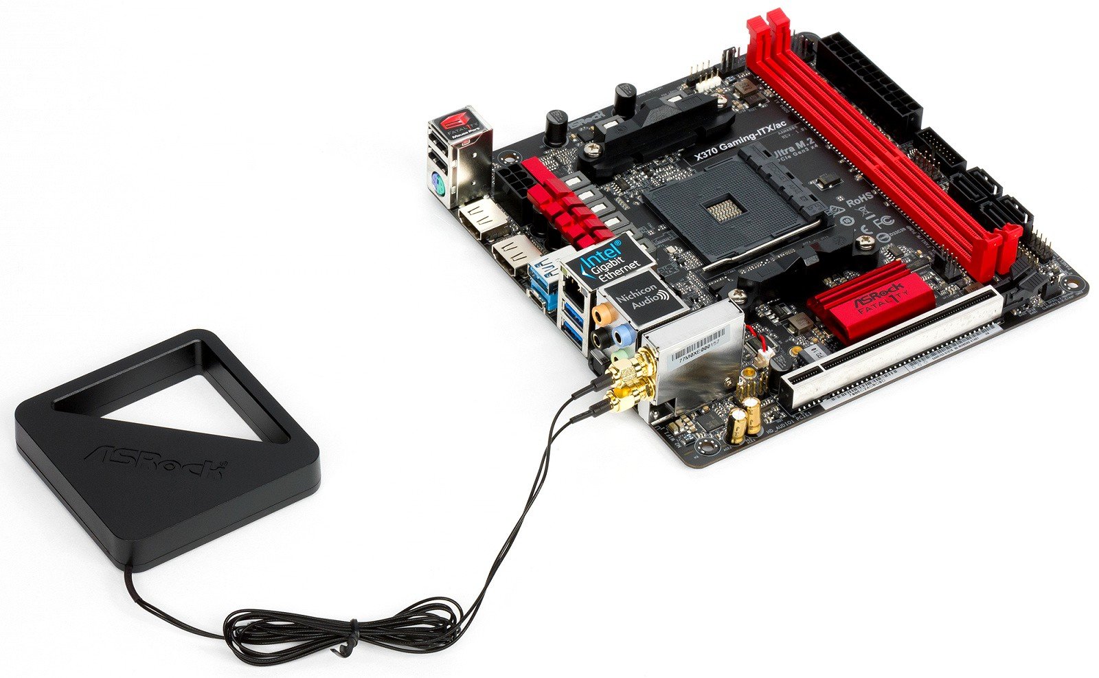 Материнская плата ASRock Fatal1ty X370 Gaming-ITX/ac s-AM4 X370