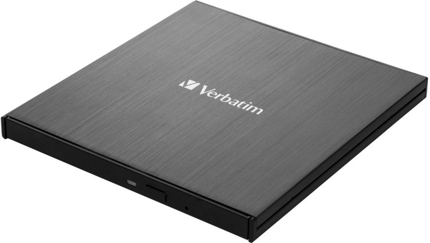 Внешний привод Blu-Ray Verbatim Slimline Ultra HD 4K Type-C Black ...