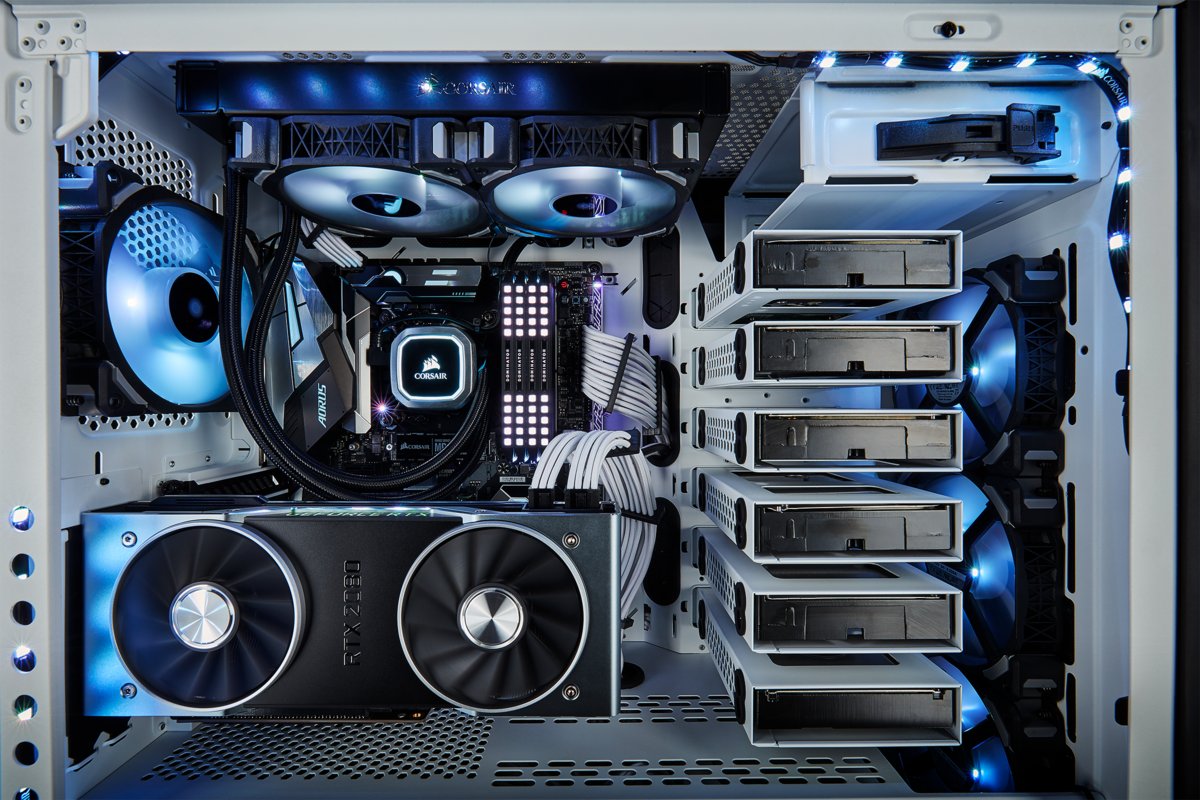 Корпус Corsair Carbide 678C б/БП White (CC-9011170-WW) купить | Elmir ...