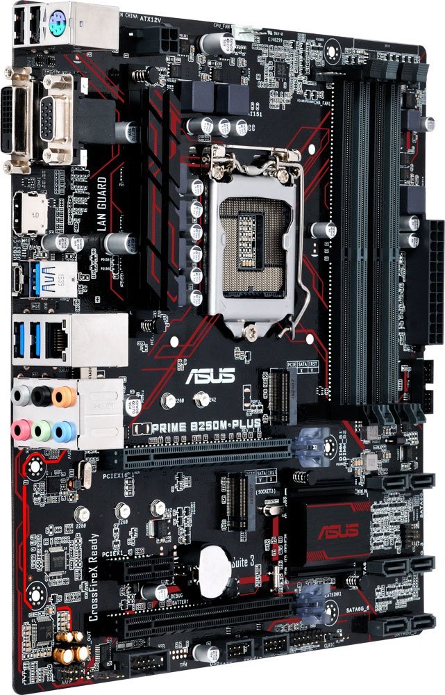 Материнская плата s-1151 B250 Asus Prime B250M-Plus/C/SI mATX купить ...
