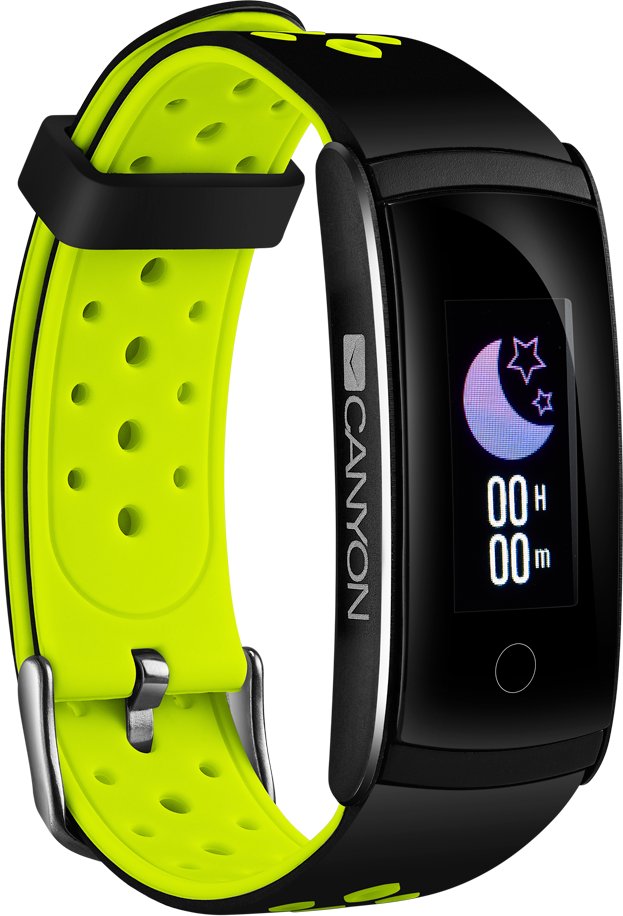 Фитнес браслет Canyon CNS-SB41BG Black/Green купить | ELMIR - цена ...
