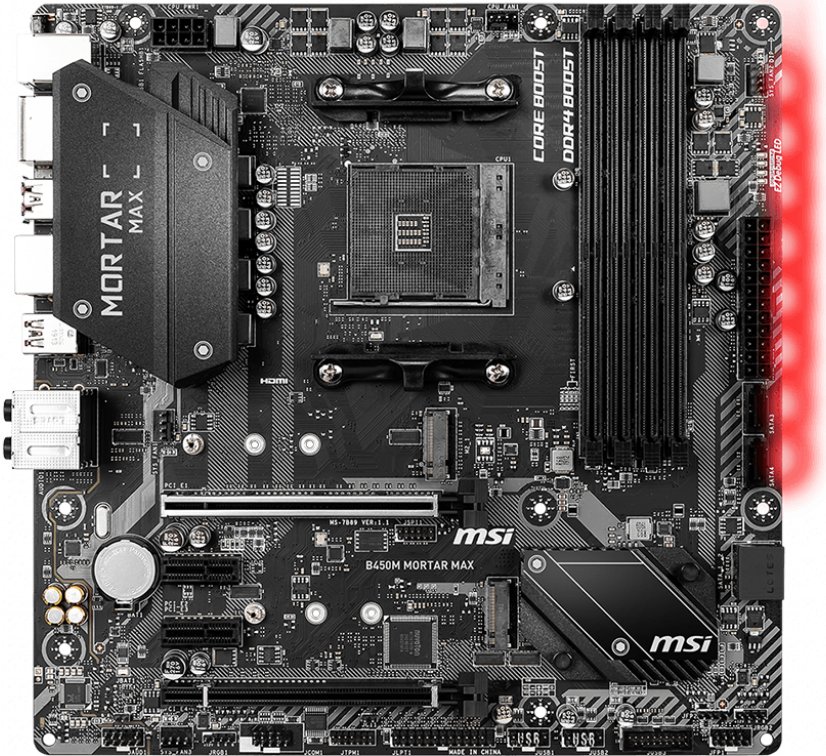 Материнская плата MSI B450M Mortar Max s-AM4 B450 купить ...