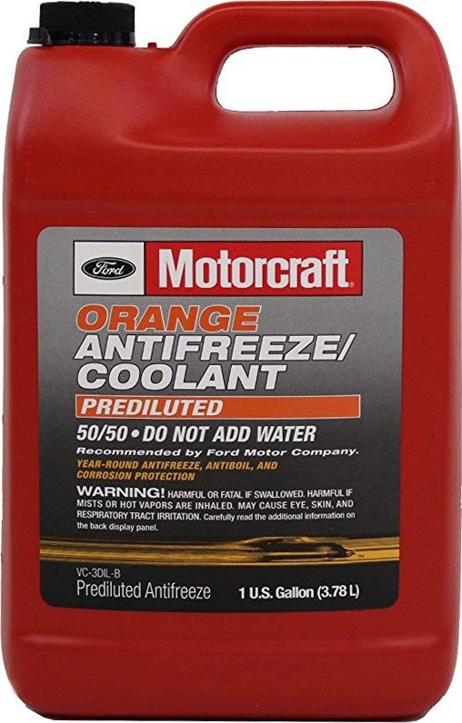 Антифриз Ford Motorcraft Prediluted 3.78л оранжевый (VC-3DIL-B) купить ...
