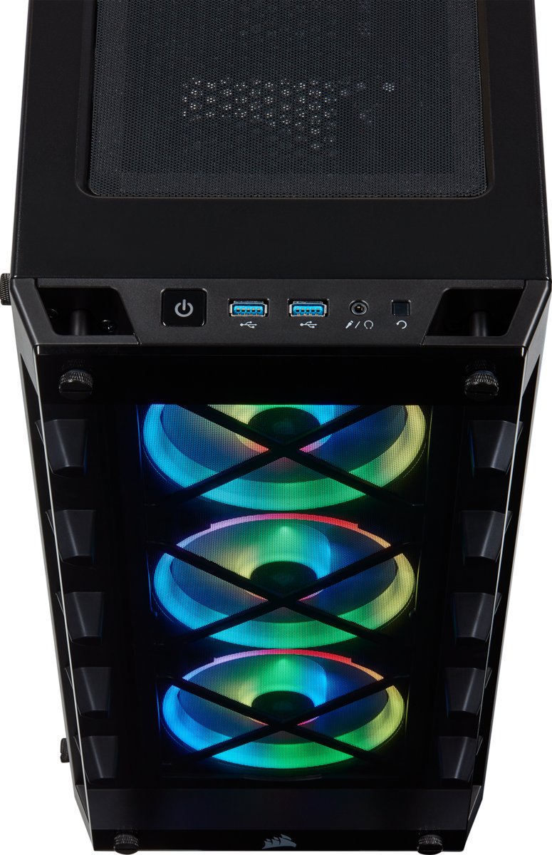 Корпус Corsair 465X RGB б/БП Black (CC-9011188-WW) купить | Elmir ...