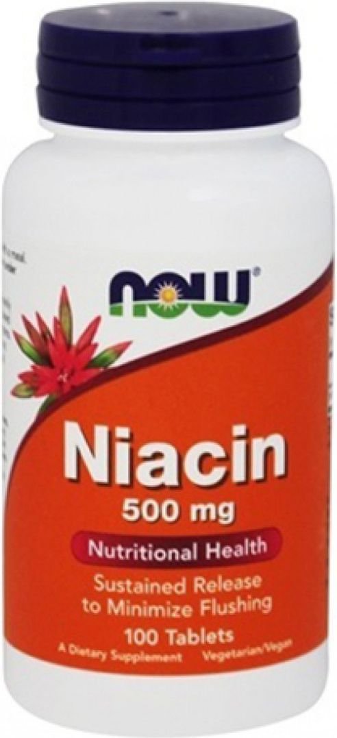 Ниацин (В3) Now Foods 500 мг 100 таб (NF0480) купить | ELMIR - цена ...