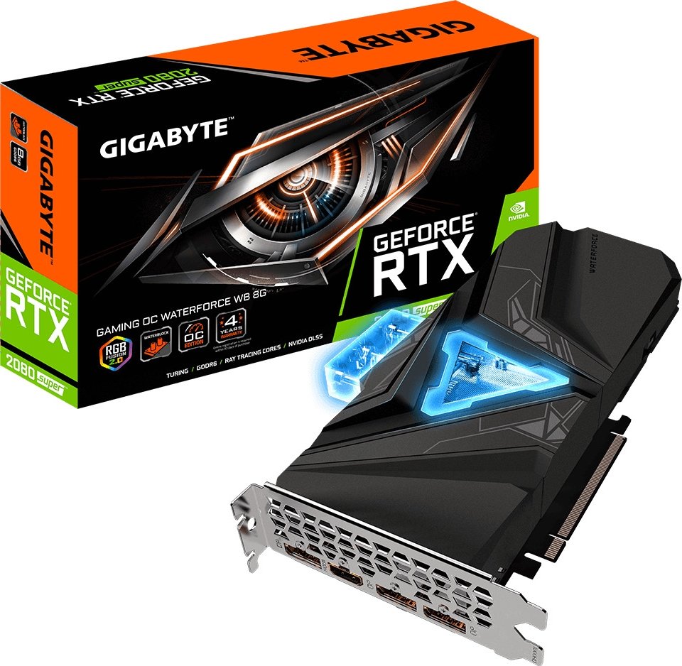Видеокарта GigaByte PCI-E GeForce RTX2080 Super 8GB DDR6 (GV ...