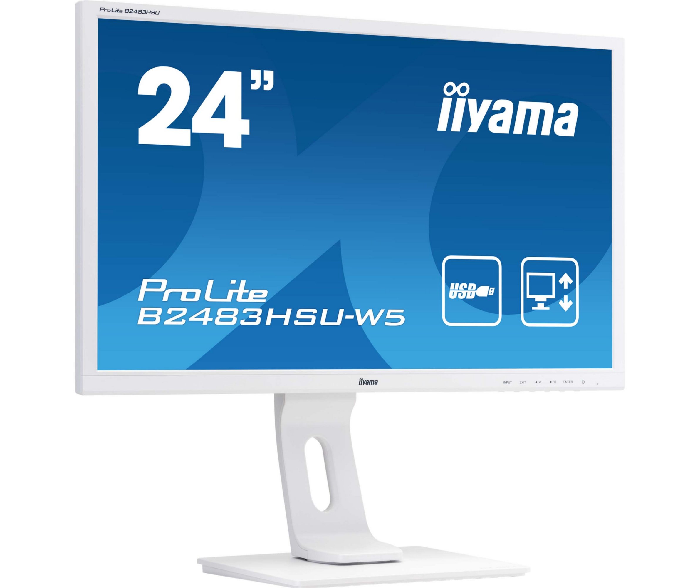 Монитор 24" Iiyama ProLite B2483HSU-W5 купить | Elmir - цена, отзывы ...