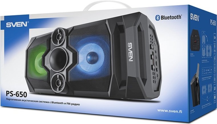 Акустическая система Sven PS-650 Black купить | ELMIR - цена, отзывы ...