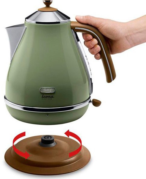 Чайник Delonghi KBOV 2001.GR купить | ELMIR - цена, отзывы, характеристики