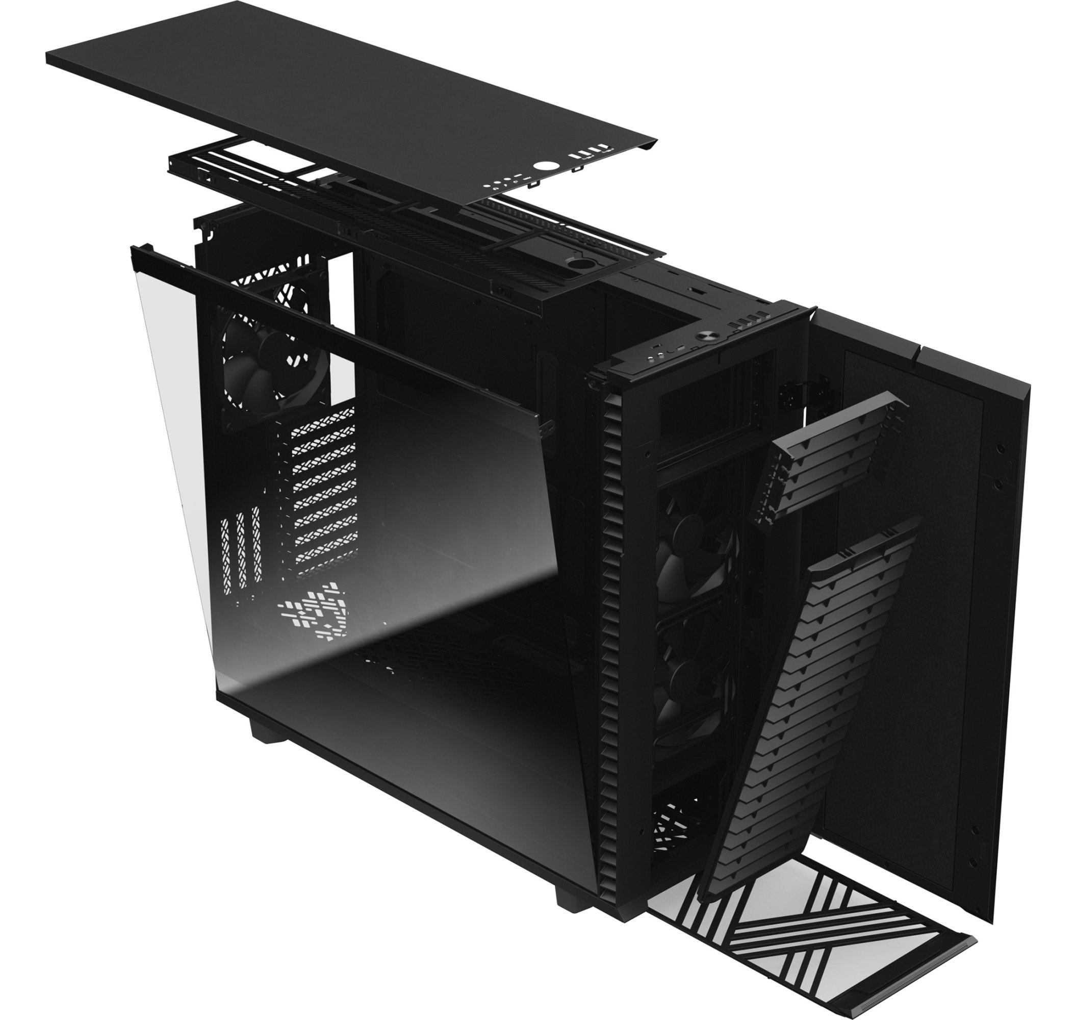 Корпус Fractal Design Define 7 XL TG Dark Tint б/БП Black (FD-C