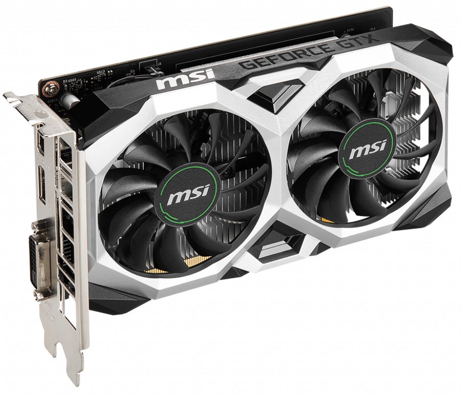 Видеокарта MSI PCI-E GeForce GTX1650 4GB DDR6 (GTX 1650 D6 VENTUS XS OC ...