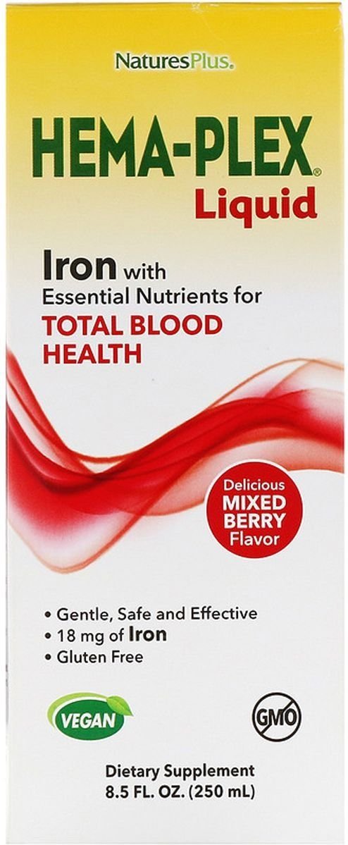 Комплекс Natures Plus Hema-Plex Liquid iron 250 мл (NTP37687) купить ...