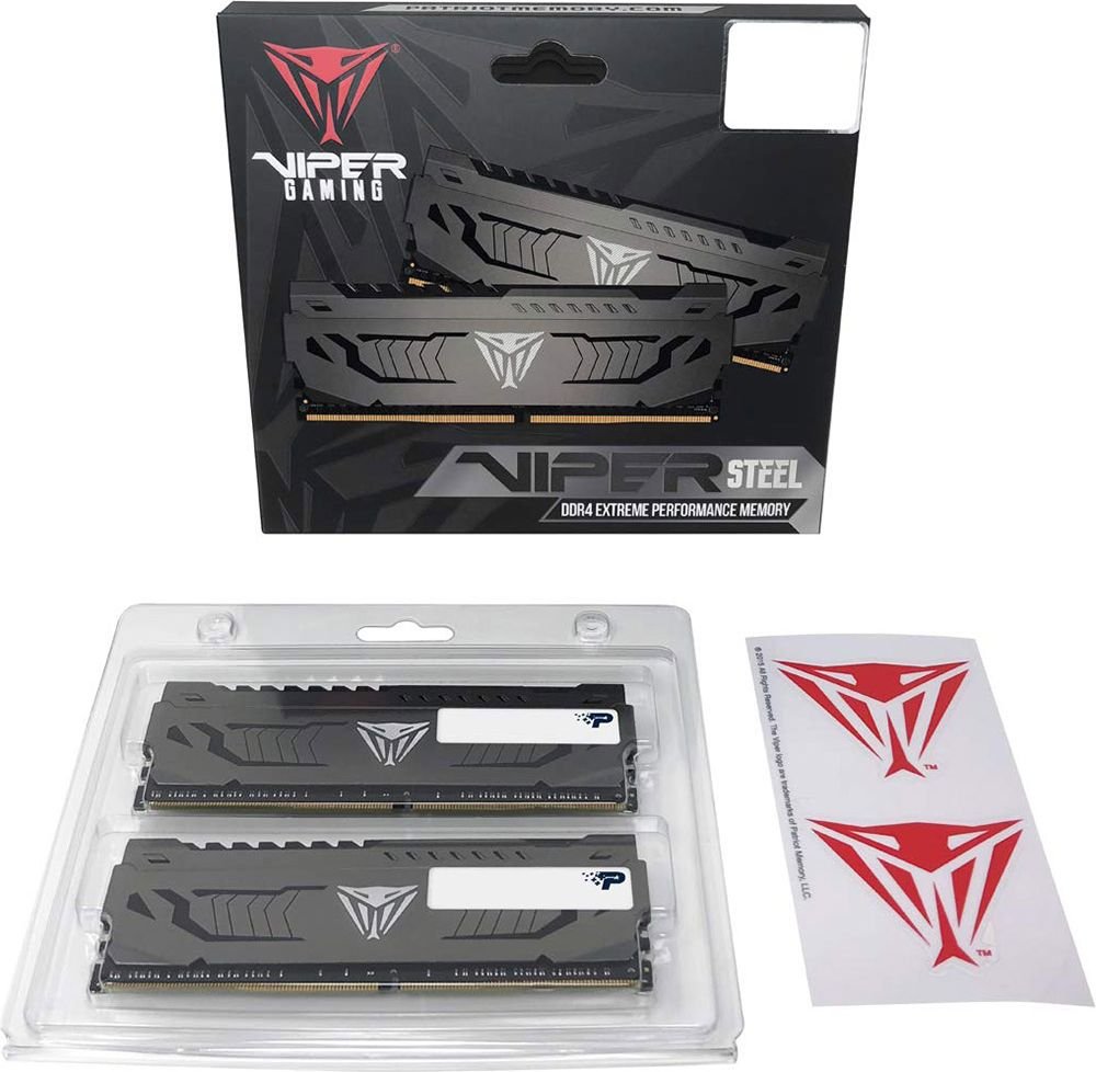 Модуль пам'яті Patriot DDR4 64GB 2x32GB 3200MHz Viper Steel
