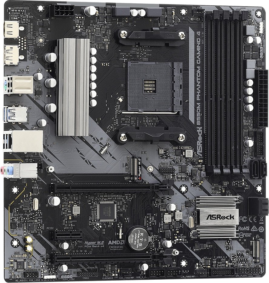 Материнская плата ASRock B550M Phantom Gaming 4 s-AM4 B550 купить ...