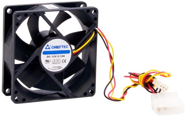Кулер для корпусу Вентилятор для корпусу 80 mm Chieftec Thermal