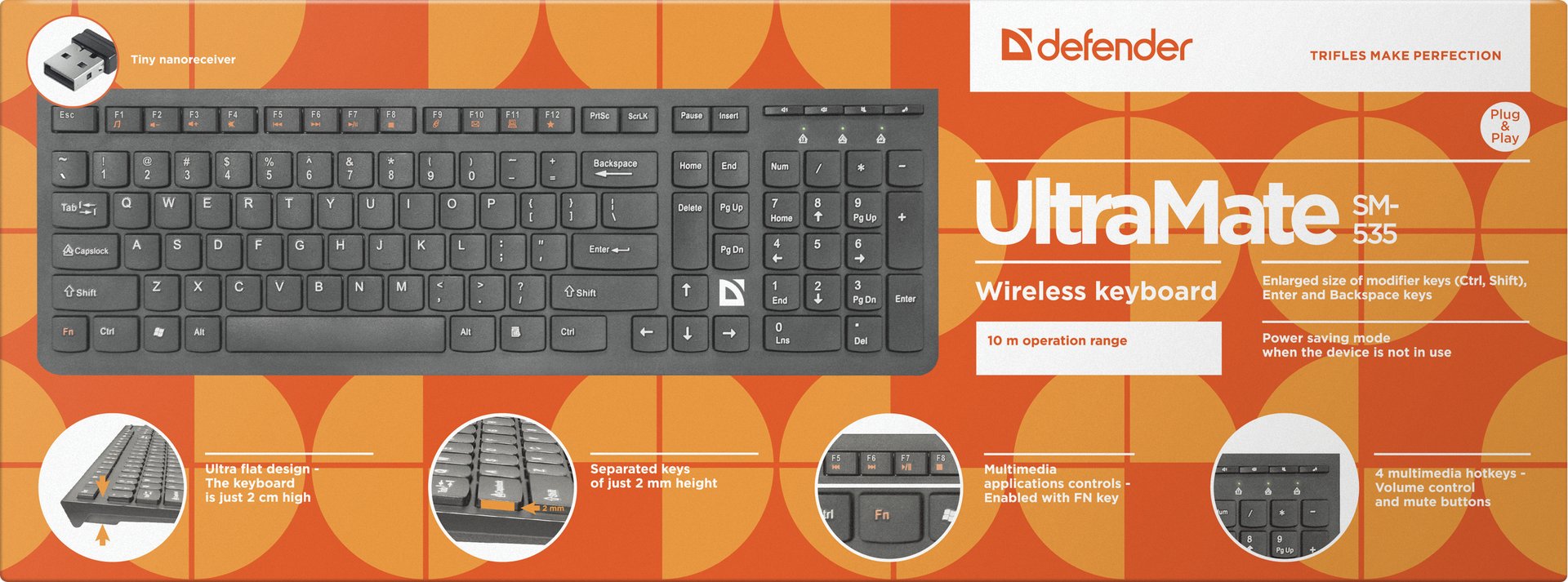 Клавиатура Defender UltraMate SM-535 Black (45535) купить | Elmir ...