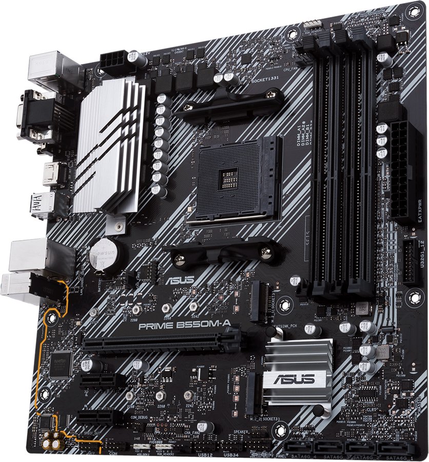 Материнская плата Asus Prime B550M-A/CSM s-AM4 B550 купить | Elmir ...