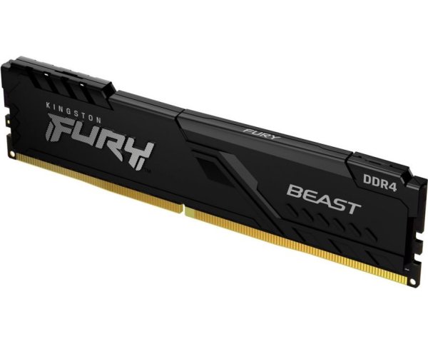 Модуль памяти Kingston Fury DDR4 32GB 2x16GB 3200MHz Beast Black