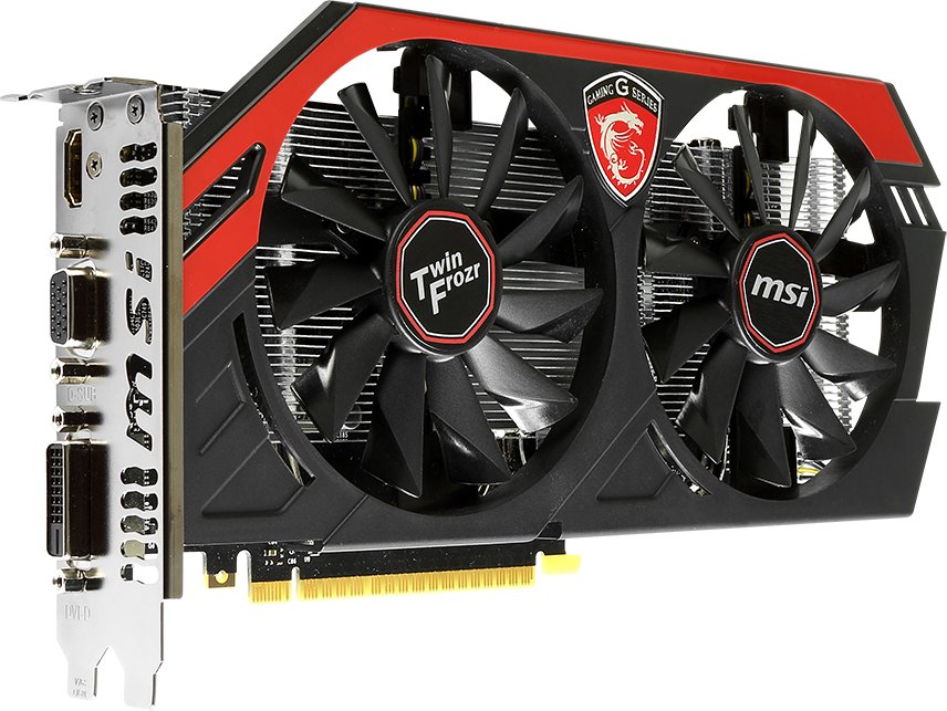 Видеокарта MSI PCI-E GeForce GTX750 Ti 2GB DDR5 (N750Ti TF 2GD5/OC ...