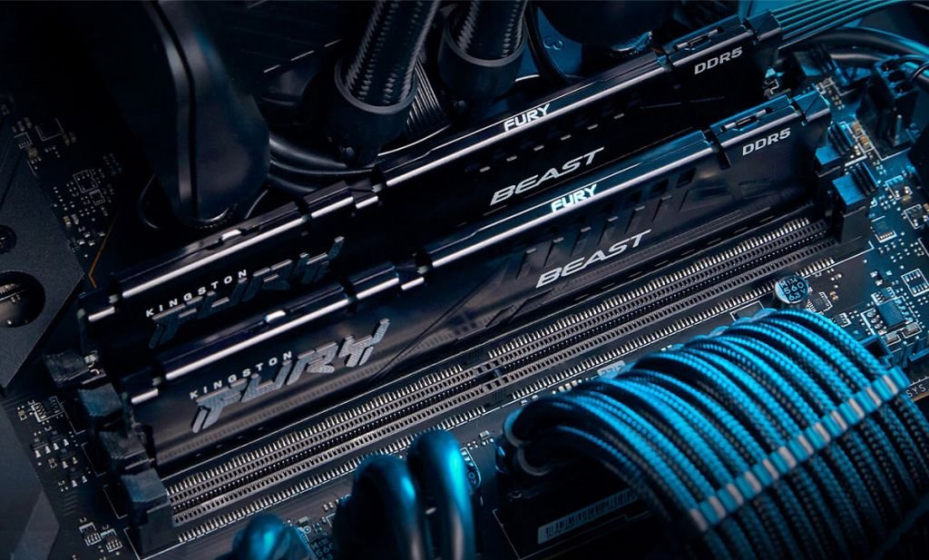 Модуль пам'яті Kingston Fury DDR5 32GB 2x16GB 5600MHz Beast Black Модуль пам'яті Kingston Fury DDR5 32GB 2x16GB 5600MHz Beast Black